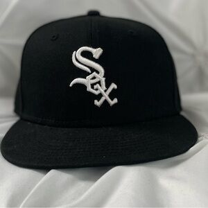 New Era Youth White Sox Fitted Cap